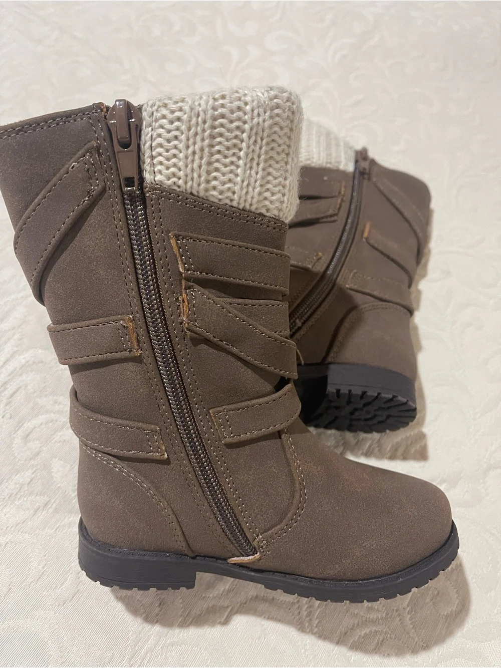 GIRL'S LIL LANEY RACHEL SHOES BOOTS SIZE 6 LIKE NEW - NUTMEG.